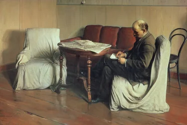 Vladimir Lenin (1870-1924) ve Smolném, 1930